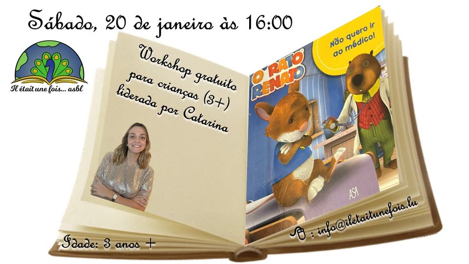 Free interactive reading workshop for children led by Catarina |