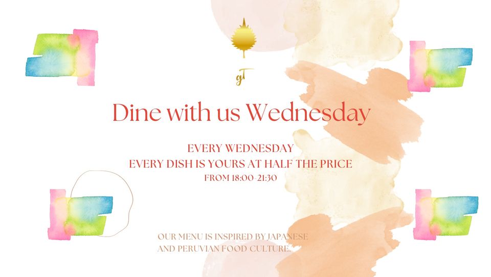 Dine with us Wednesday