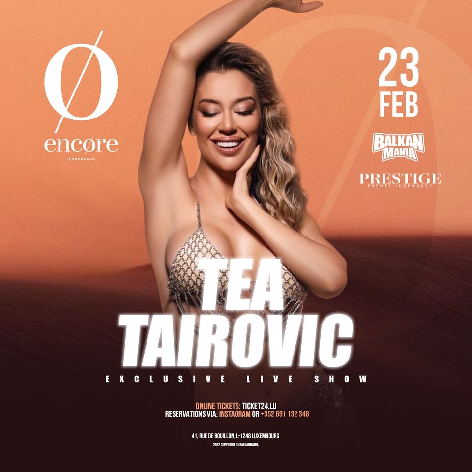 Tea Tairovic - Live show
