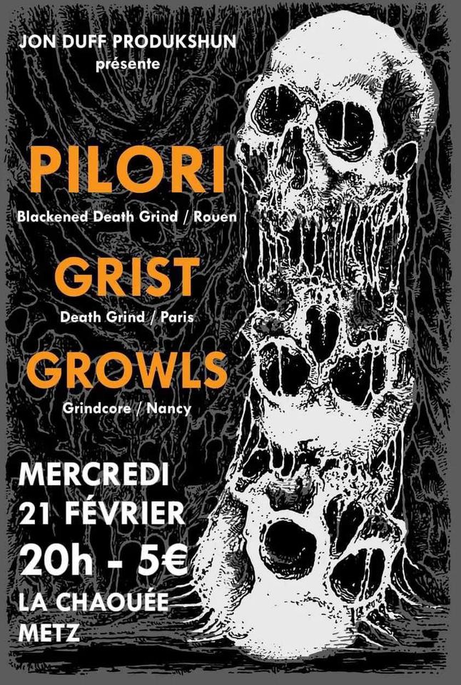 Pilori + Grist + Growls - black metal