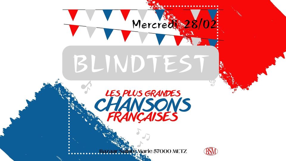 Blindtest spécial chansons françaises |