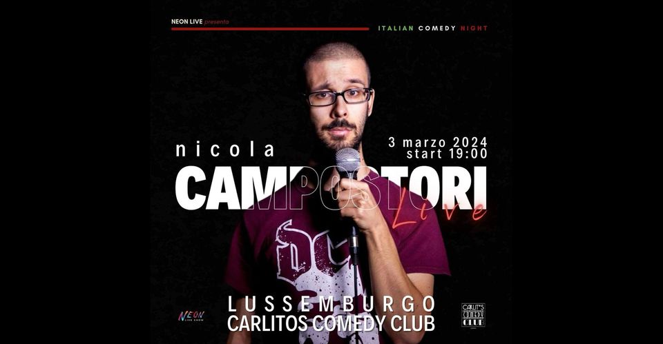 Nicola Campostori - I have my doubts - Italian Comedy Night