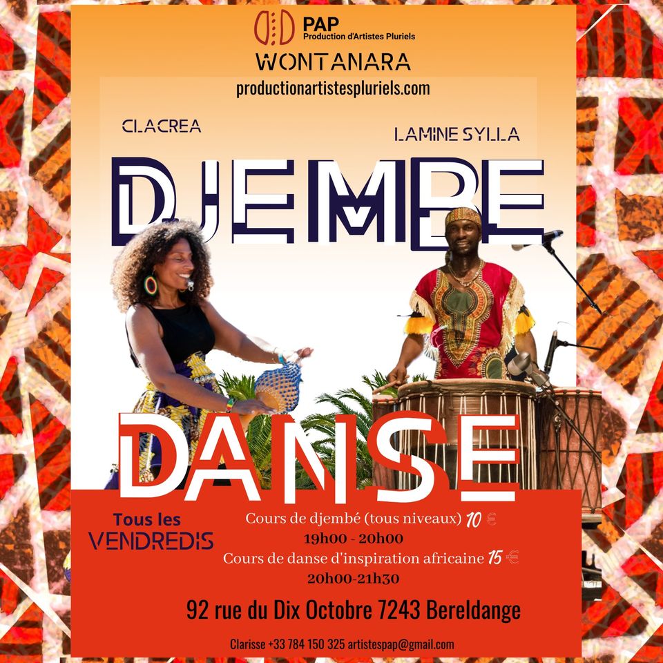 Cours de danse et de percussions africaines