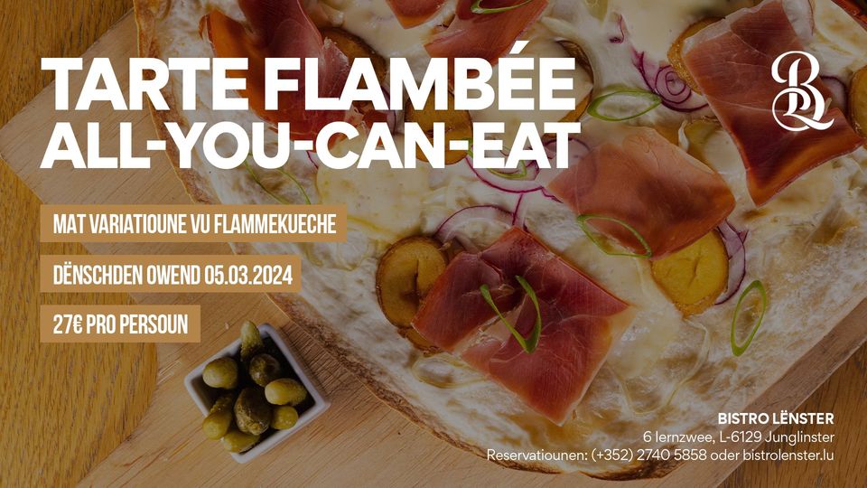 Tarte Flambée All-You-Can-Eat