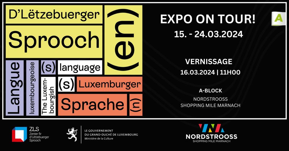 Exposition itinérante : La(les) langue(s) luxembourgeoise(s).