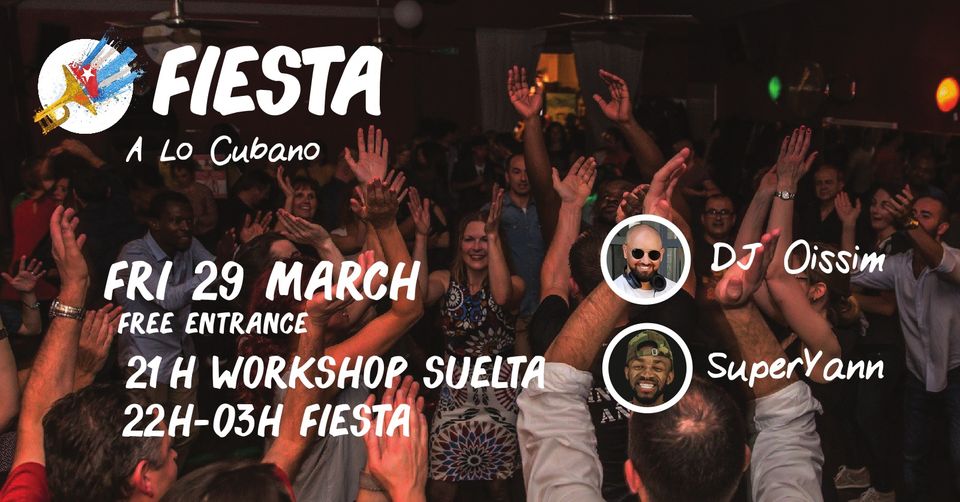Fiesta Ahinama - 100% Música Cubana + Workshop