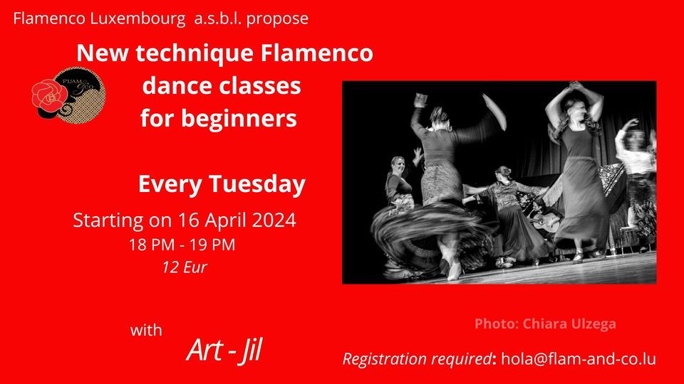 Cours de Flamenco nouvelle technique pour débutants