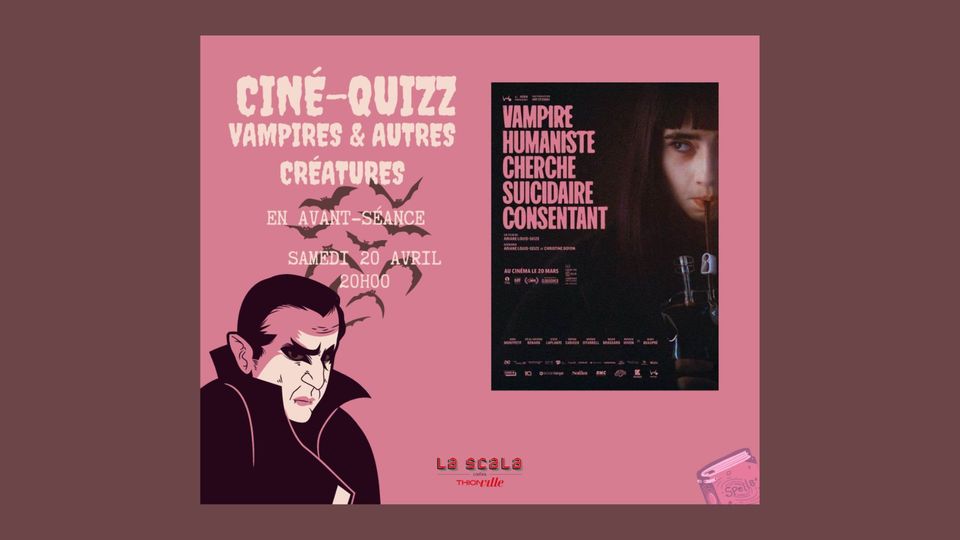 Ciné-quizz Vampires et autres créatures