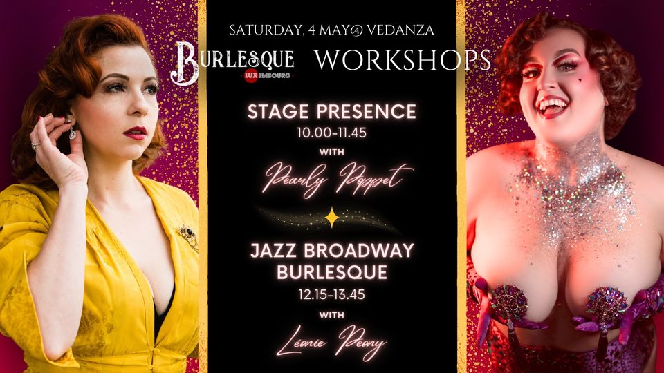 Burlesque Workshops with Pearly Poppet  Léonie Peony |