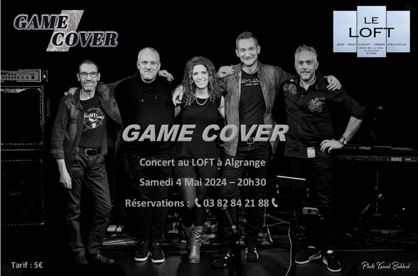 Game cover and concert