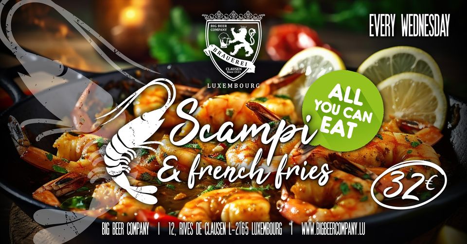 All you can eat - scampi
