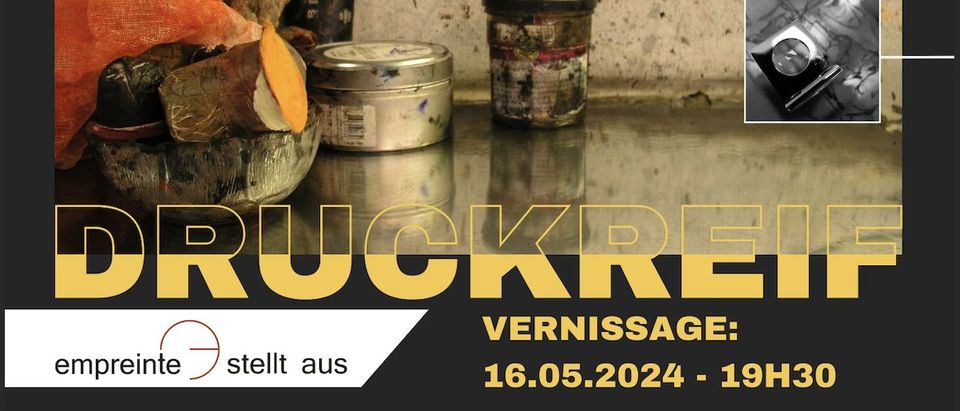 Vernissage: Druckreif - Empreinte exhibits