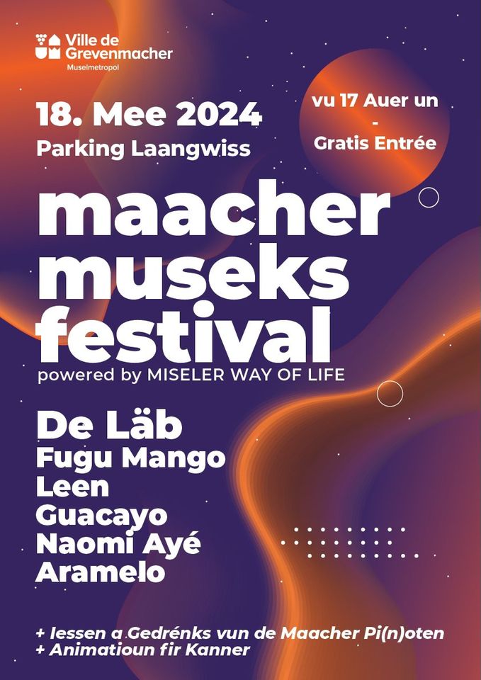 Maker music festival - powered by Miseler Way of Life