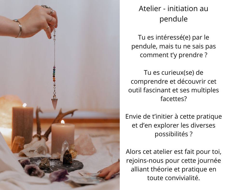 Atelier - Initiation au pendule
