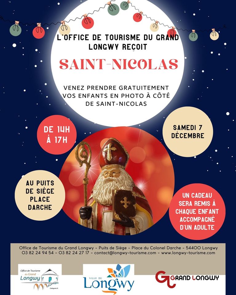 The Grand Longwy Tourist Office welcomes Saint Nicholas