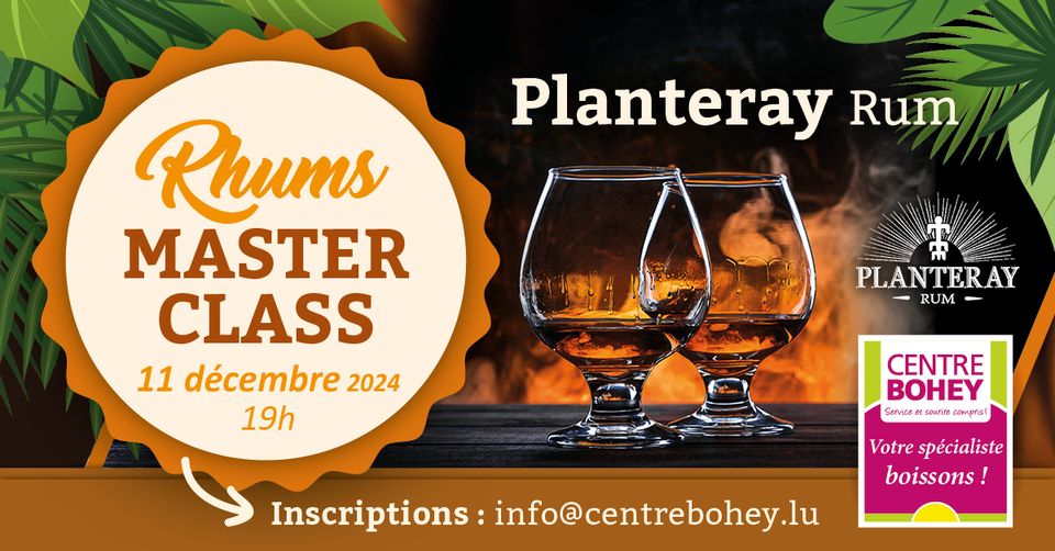 Masterclass Planteray Rums