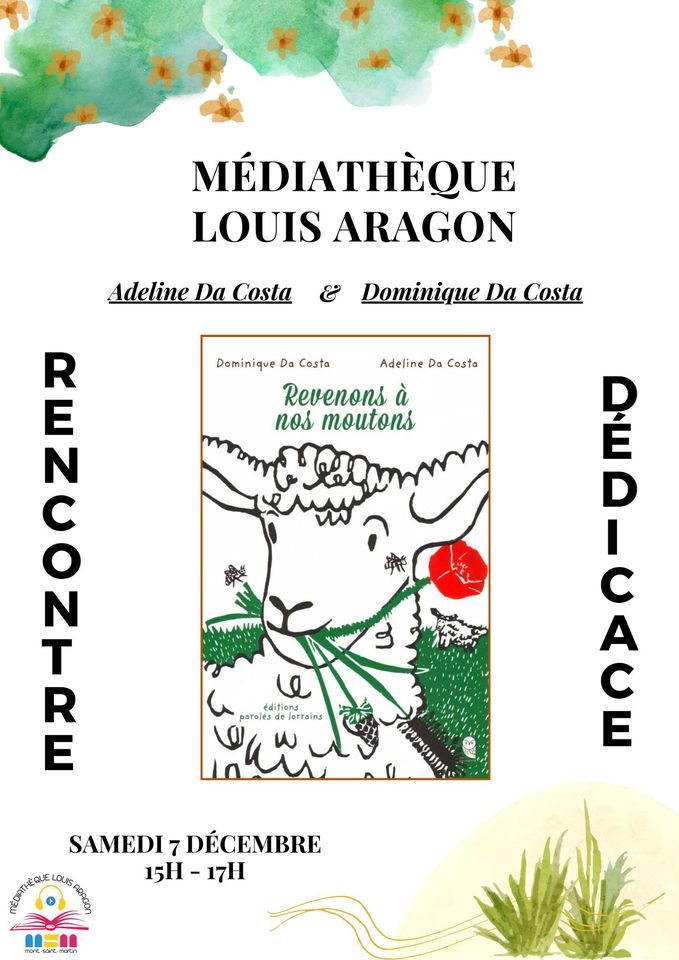 Rencontre et dédicace avec Adeline et Dominique Da Costa