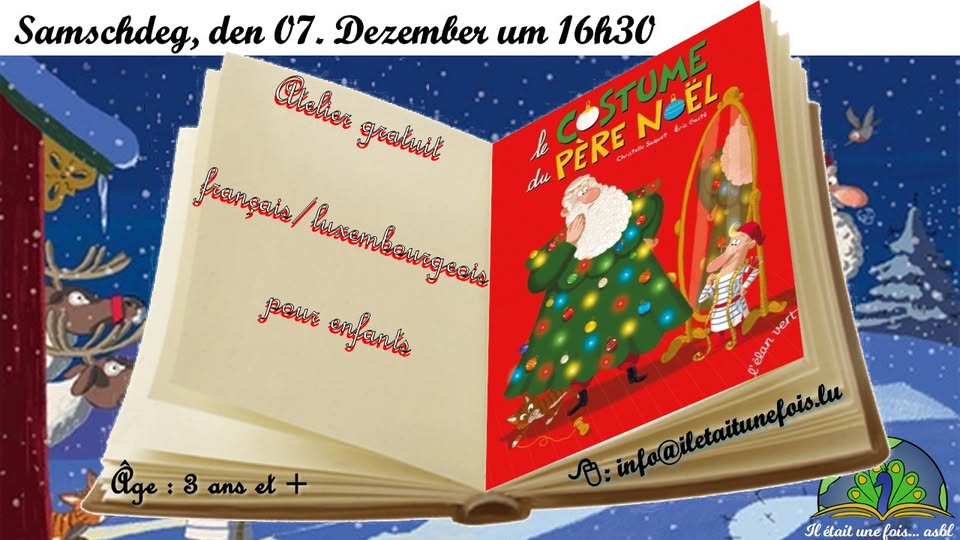 Bilingual Reading Workshop (French and Luxembourgish) for Children (3+)