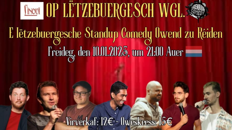 En luxembourgeois (s'il vous plaît) - Une soirée de stand-up