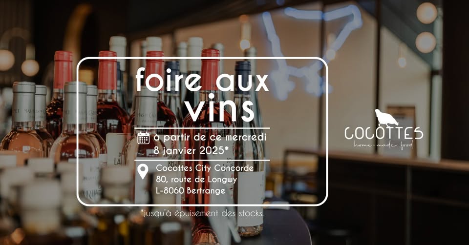 Wine Fair - Cocottes City Concorde