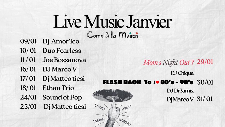 Live Music January