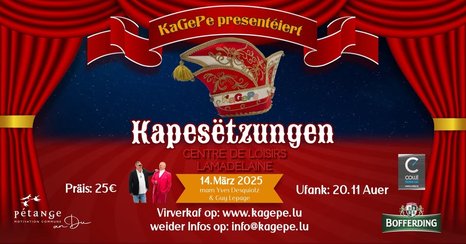 Kapesëtzung - sketchs