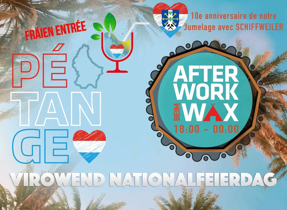 Afterwork at Wax for National Day Eve