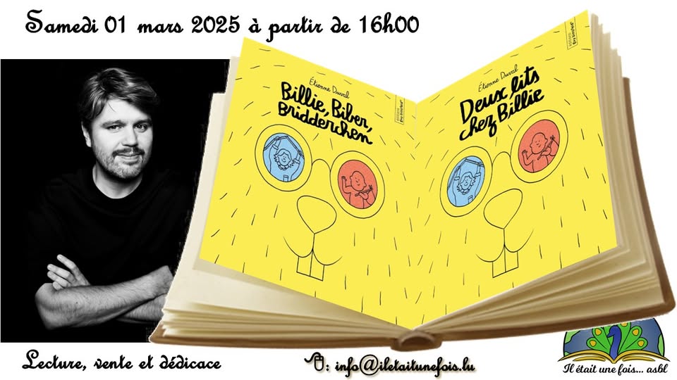 Reading, Sale, and Signing Session - Étienne Duval