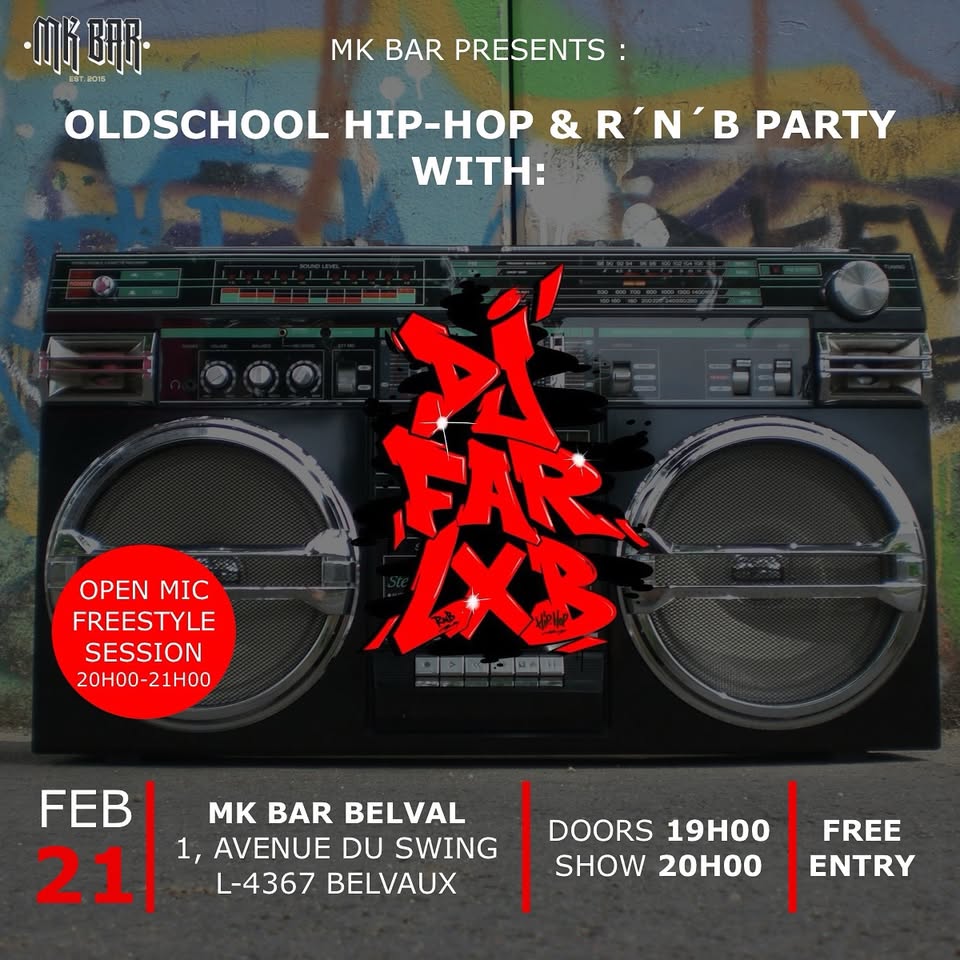 Fête Oldschool Hip-Hop & R'n'B avec DJ Far Lxb