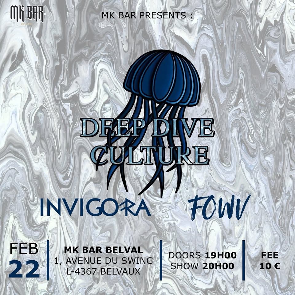 Deep Dive Culture - Fowv - Invigora - Live Rock Show