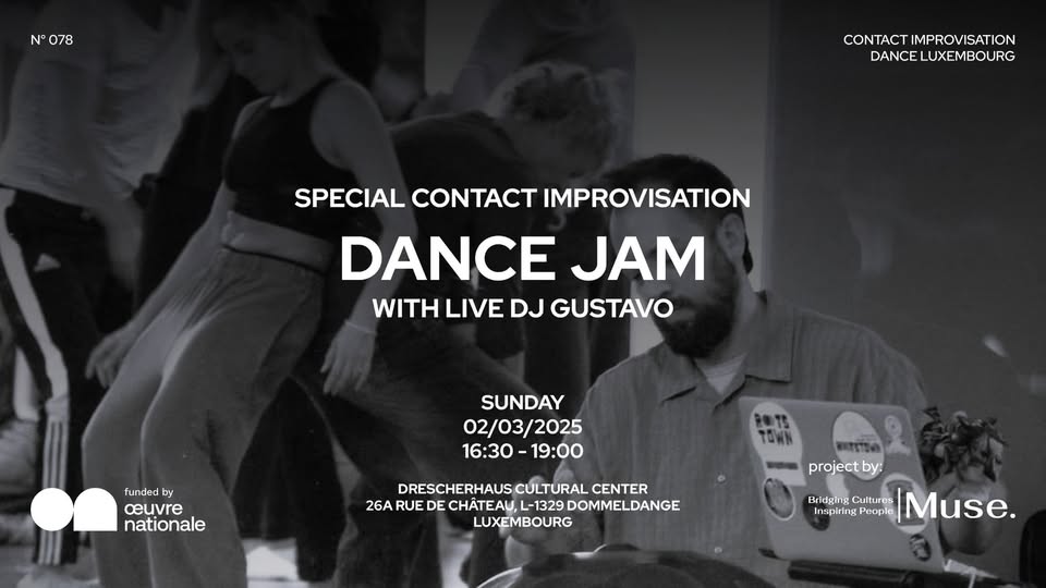 Special Contact Improvisation Dance JAM with LIVE DJ GUSTAVO