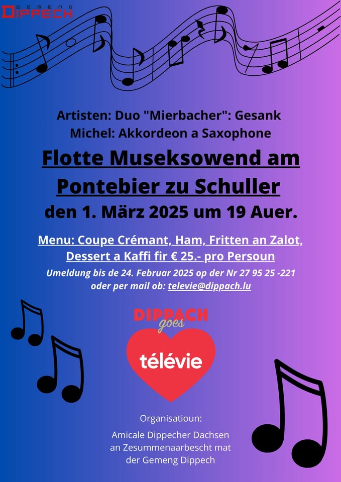 Flotte Museksowend au Kulturhaus Pontebier