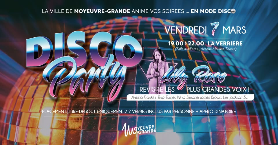 Afterwork disco party