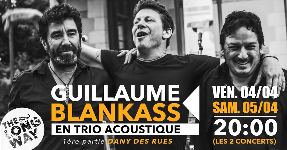 Concert - Guillaume Blankass (Acoustic Trio) + Dany Des Rues