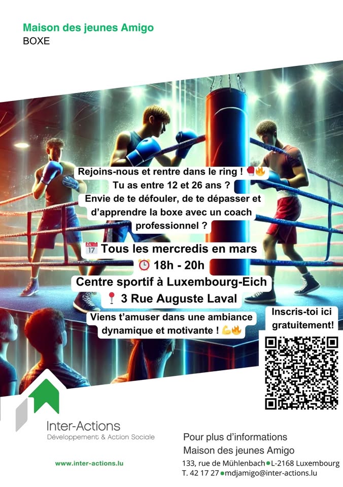 Atelier boxe