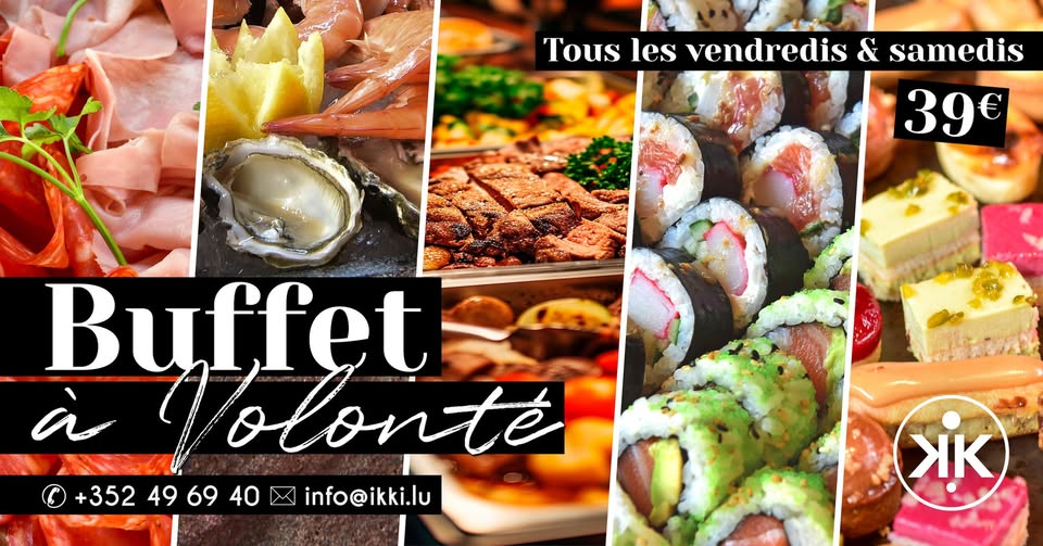 Buffet à volonté Ikki Luxembourg
