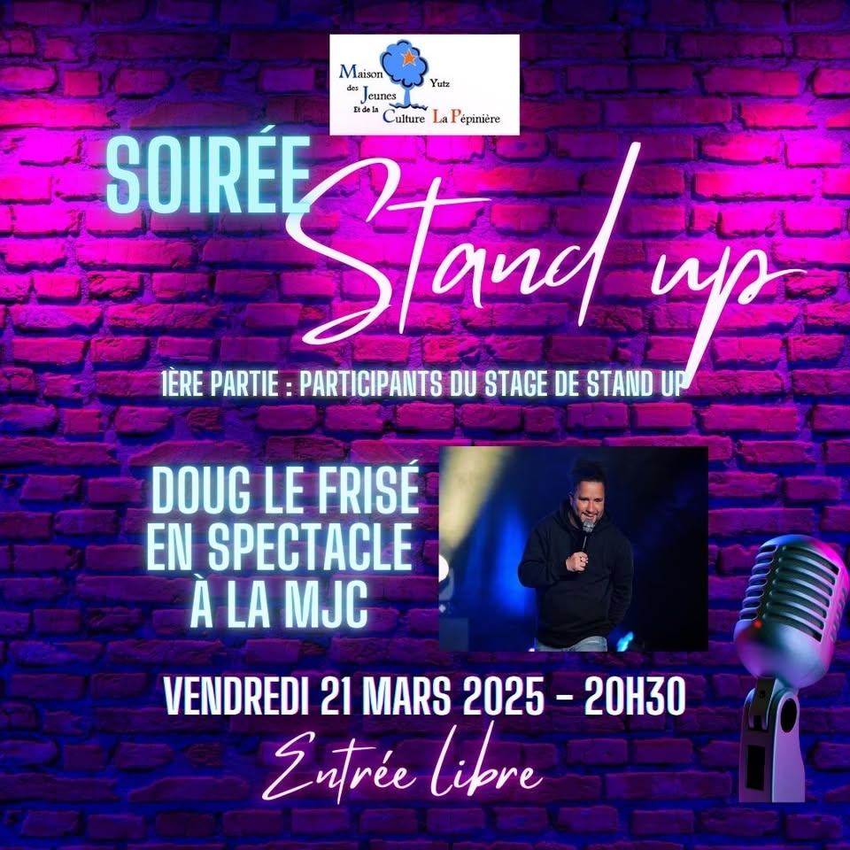 Soirée stand-up - One man show avec Doug le Frisé