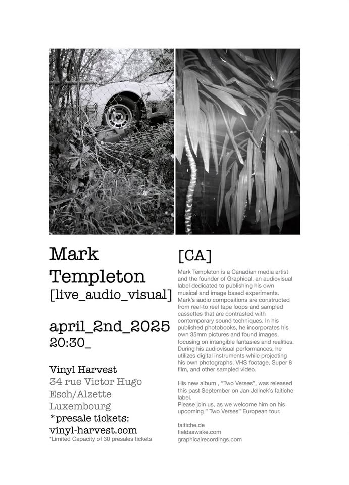 Mark Templeton [live, audio + visual , CA]