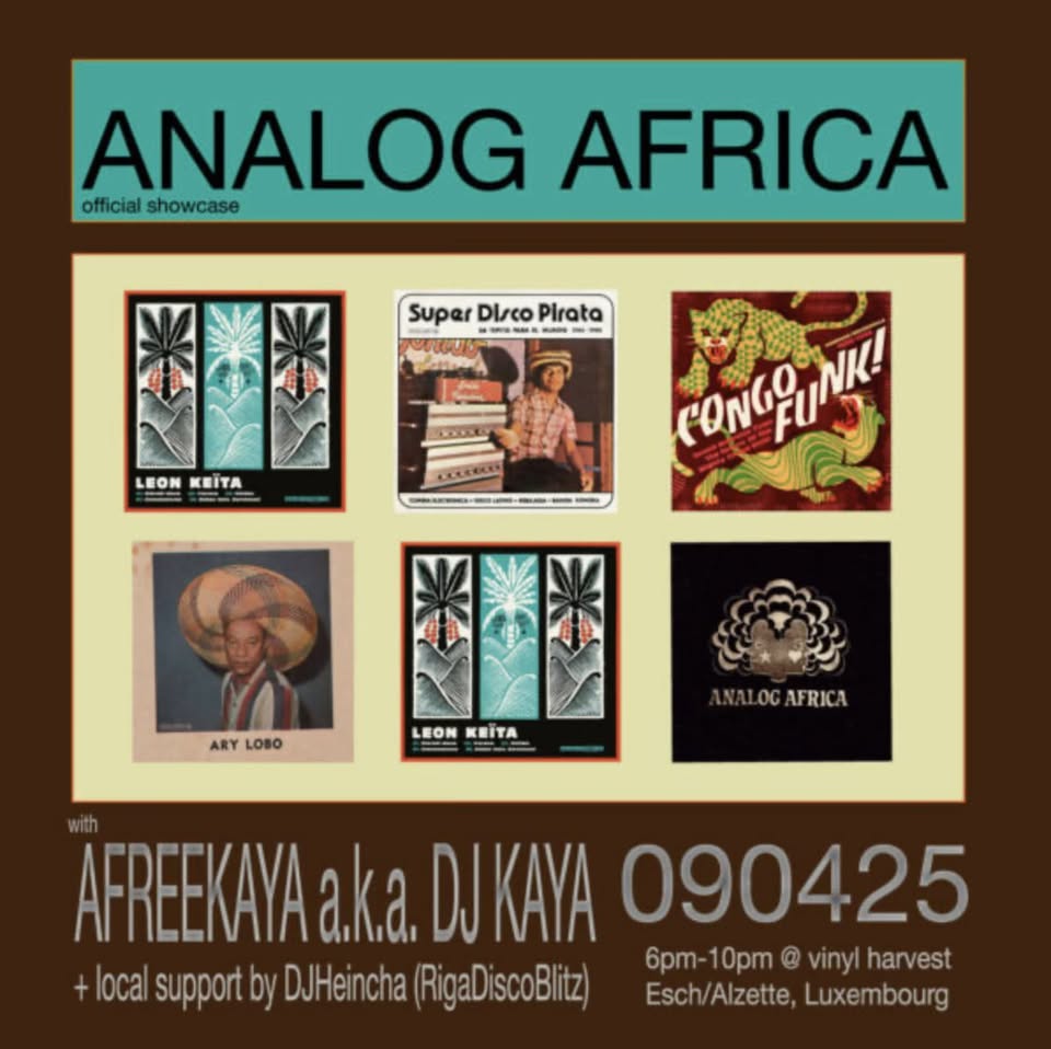 ANALOG AFRICA [Official Exhibition] with Afreekaya a.k.a DJ Kaya