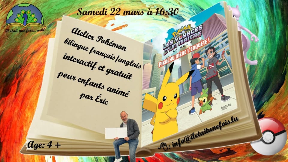 Free Bilingual Interactive Reading Workshop in French for Children (4 years and older)