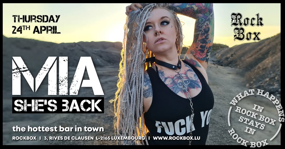 Mia is Back • Coyote Show • DJ Arbiter • Rockbox Luxembourg