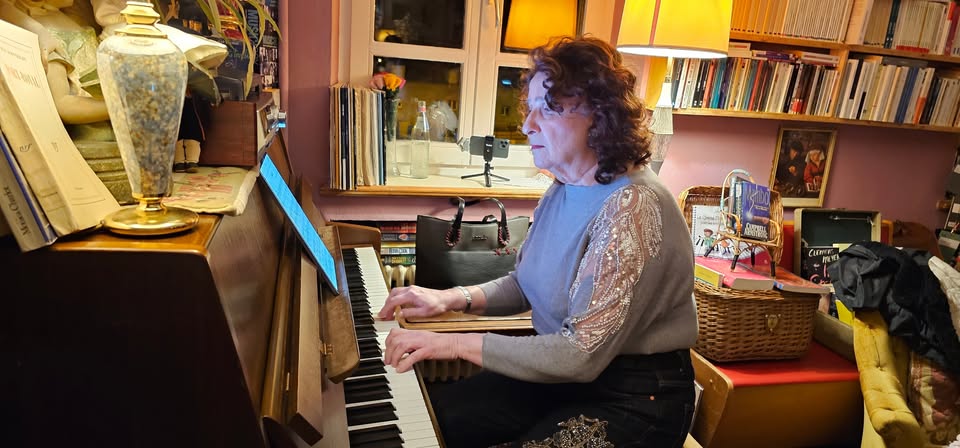 Piano concert with Kalliopi Schiltz at the Literary Café Le Bovary