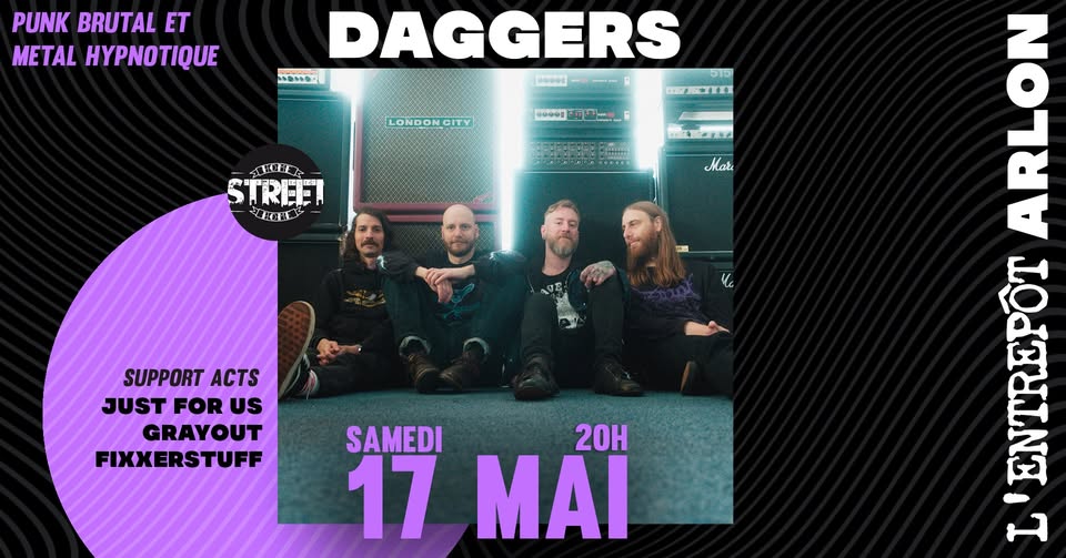 Daggers - Just for Us - Grayout D.C - Fixxerstuff - punk