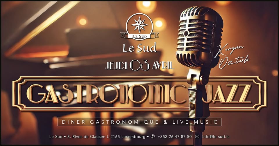 Gastronomic Jazz: Gourmet Dinner & Live Music