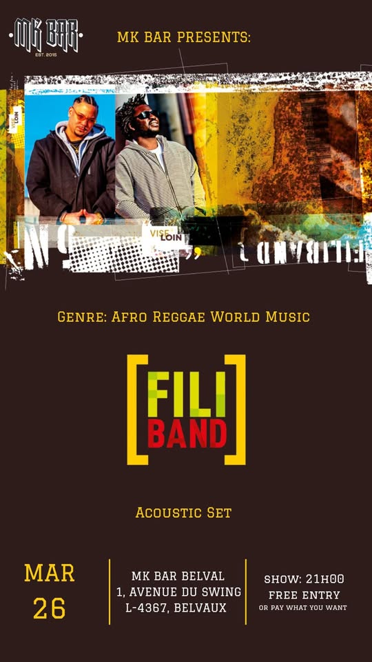 Filiband - Spectacle acoustique en direct - Afro Reggae World Music