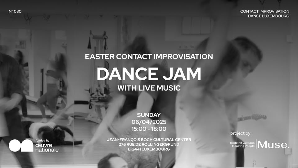 Easter Contact Improvisation Dance JAM with LIVE MUSIC