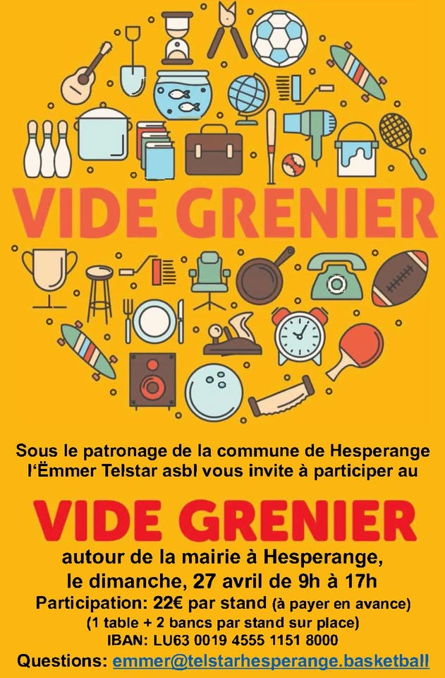 Vide Grenier à Hesperange
