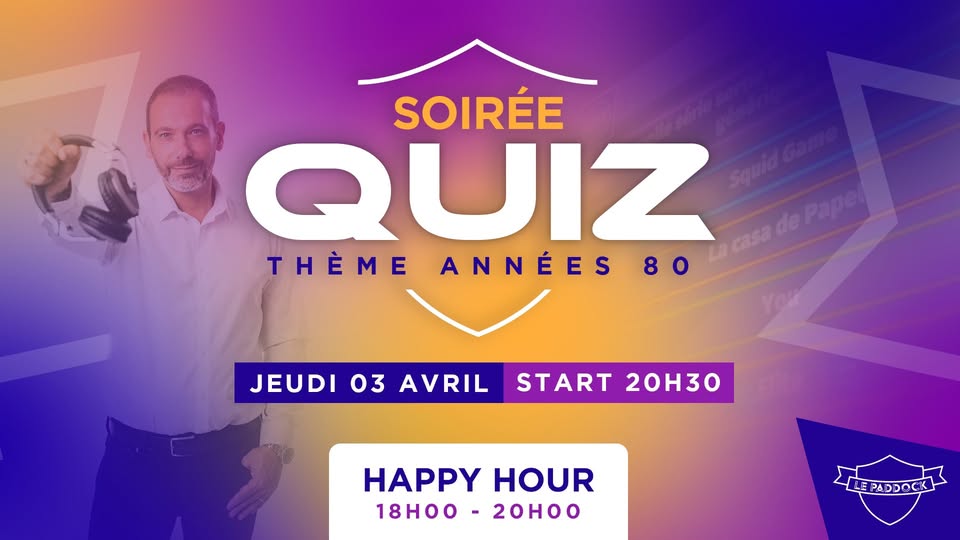 Quiz Evening - 80's Theme