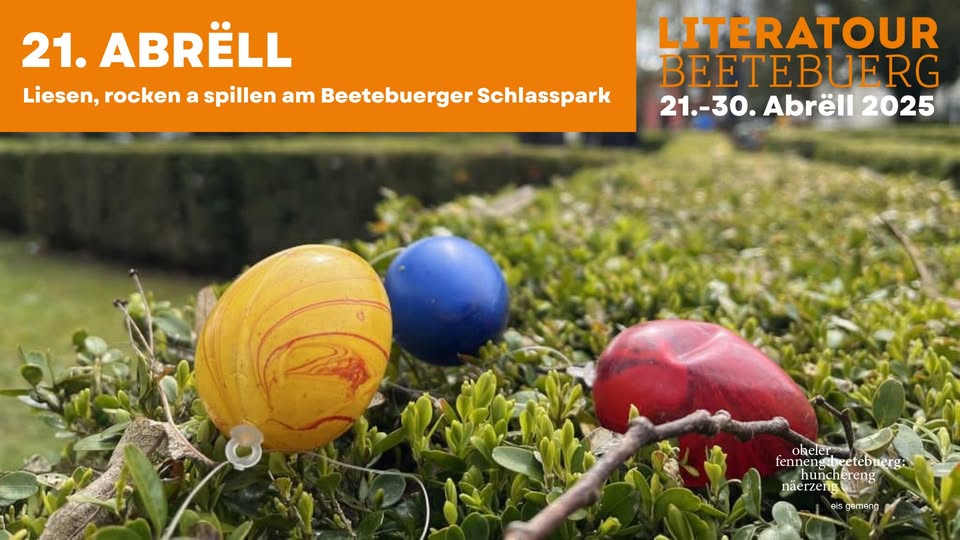 Lire, rock et jeux au parc du château de Bettembourg | LiteraTour 2025