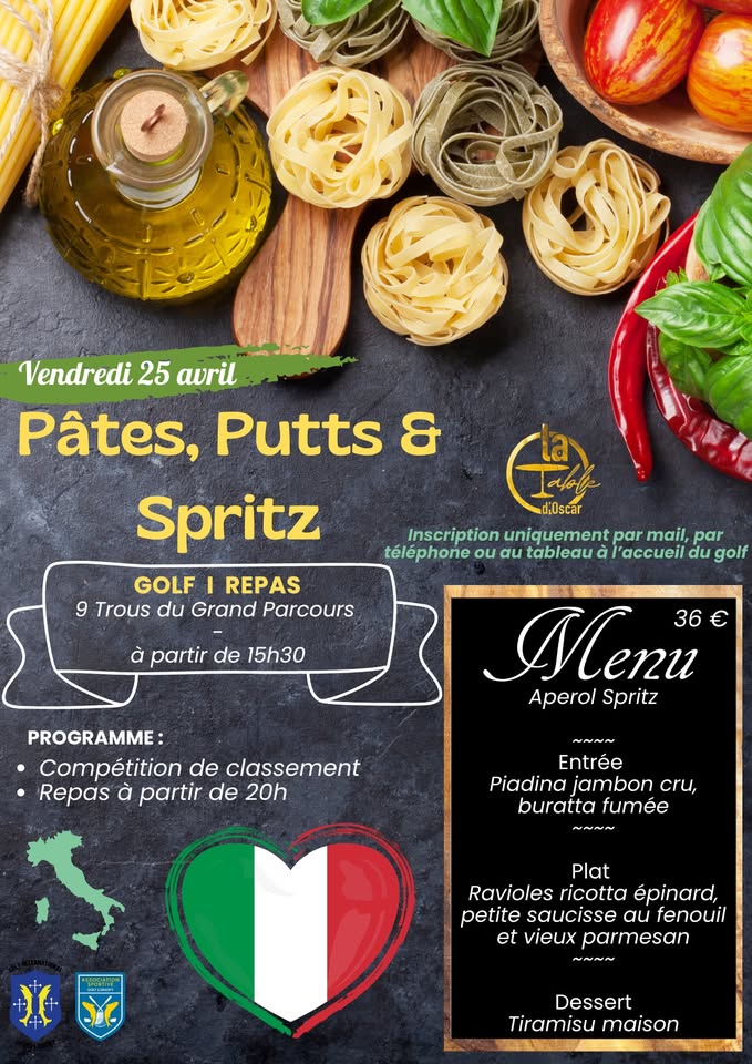 Pâtes, Putts et Spritz